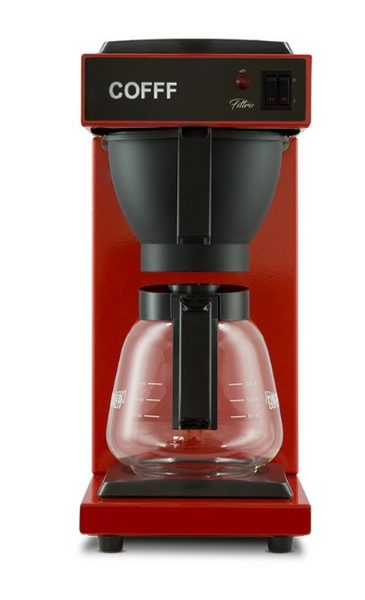 Фото Кофеварка COFFF FLT120 красная с кувшином — арт. COFFF FLT120 red 1