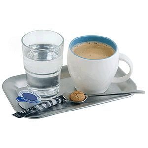 Фото Поднос APS Kaffeehaus L 215 мм, B 130 мм, H 10 мм артикул 30118 1