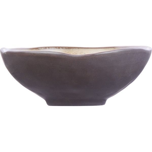 Фото Салатник Kunstwerk Grasp 280 мл, D 140 мм, H 55 мм, коричневый — арт. 20728/brown 1