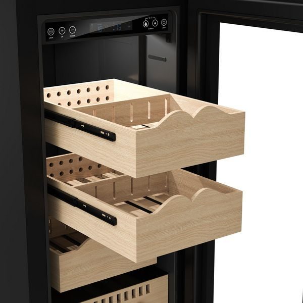 Фото Шкаф для сигар Libhof BR-300 Black — арт. libbr300b 18