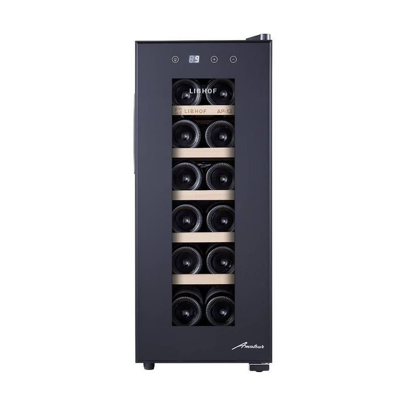 Фото Шкаф винный Libhof AP-12 black — арт. libap12b 6