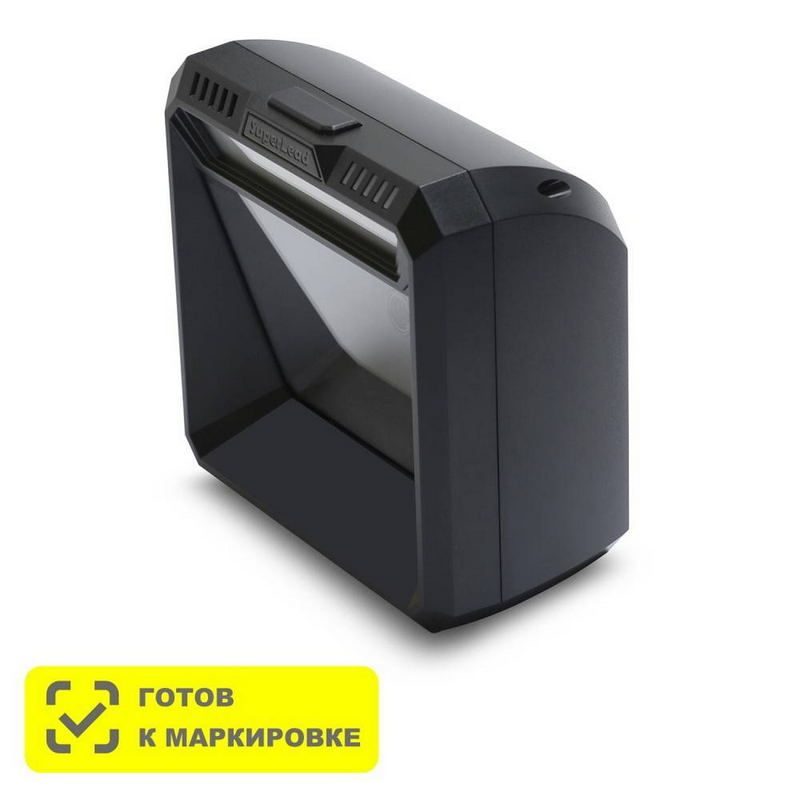 Фото Стационарный сканер штрих-кода MERTECH 7700 P2D USB, USB эмуляция RS232 black 5