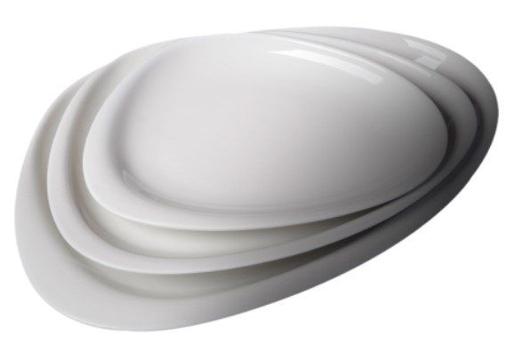 Фото Блюдо Cameo Pearl L 200 мм, B 170 мм, H 25 мм — арт. 713-T81 4