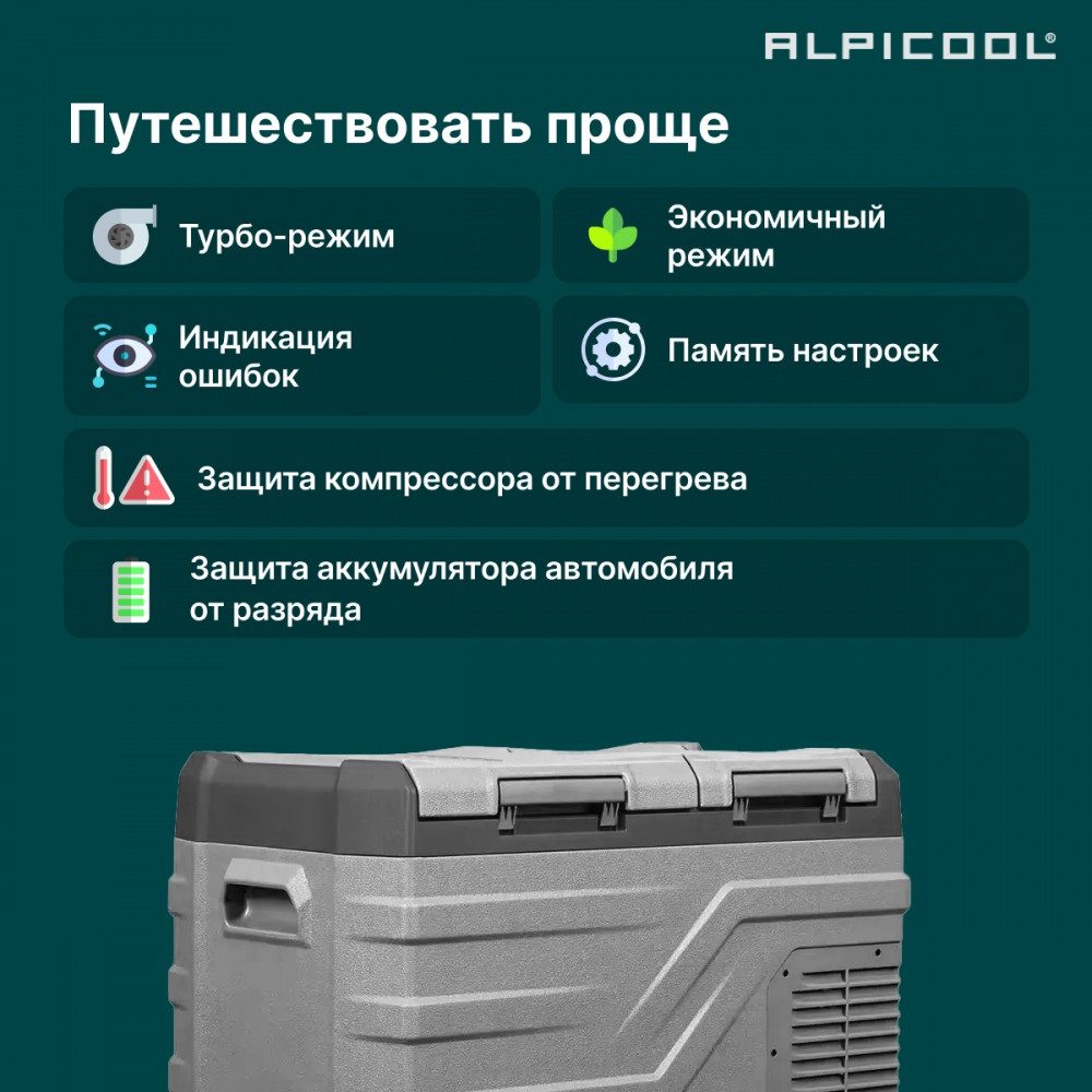 Фото Автохолодильник Alpicool NLD35 (12/24) 8