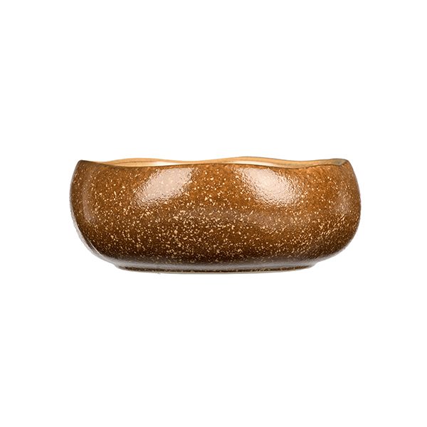 Фото Салатник KunstWerk Eggshell Nature 300 мл, D 130 мм, H 50 мм, коричневый — арт. A24454W1449 2