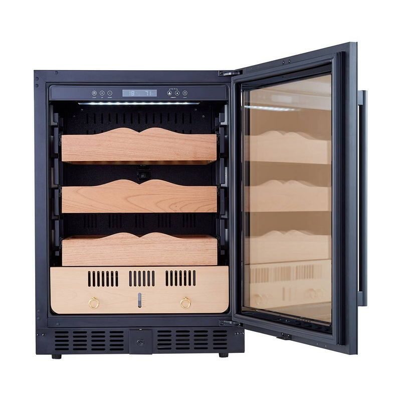 Фото Шкаф для сигар Libhof BR-650 black — арт. libbr650b 4