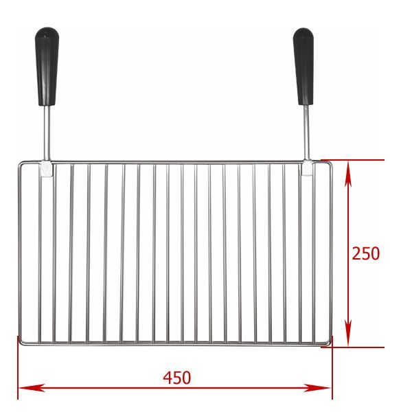 Фото Решетка Crazy Pan CP-SEG570 нержавеющая сталь — арт. CP-SP-SEG570GR 1