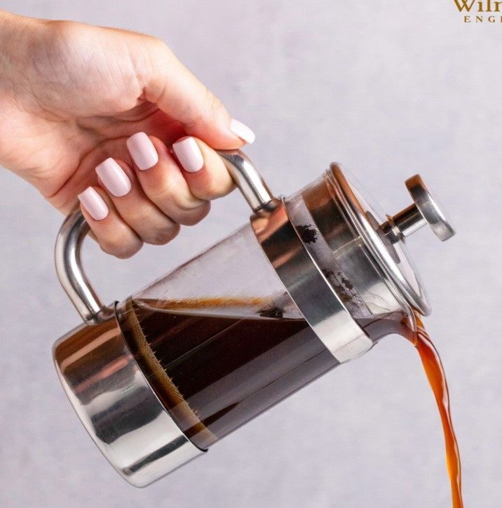 Фото Френч-пресс Wilmax Thermo Glass 350 мл стекло, нерж. сталь (цветная упаковка) — арт. WL-551009/1C 1