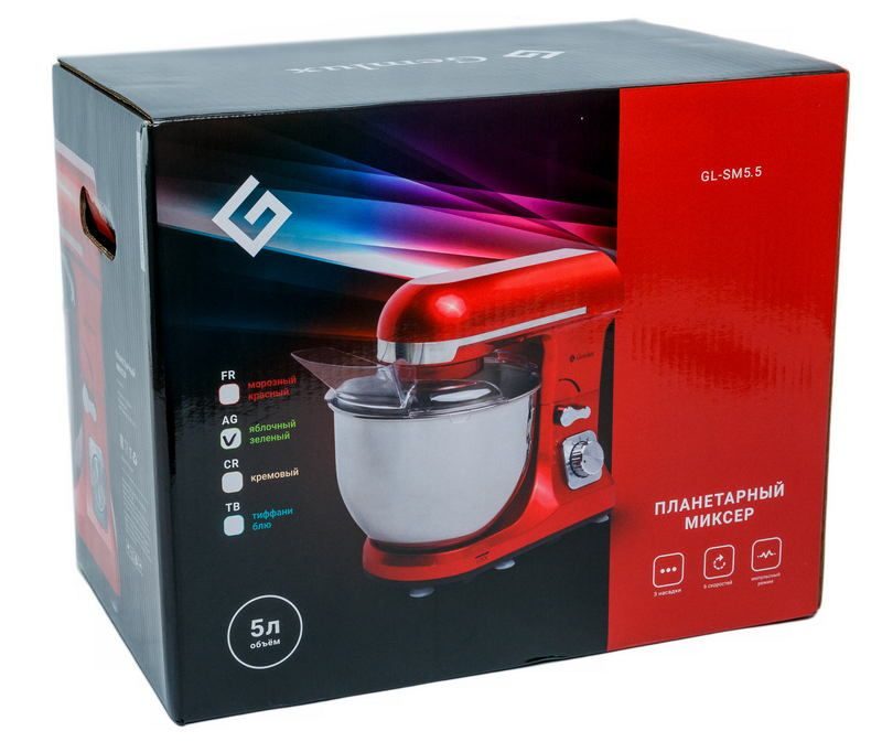 Фото Миксер планетарный настольный GEMLUX GL-SM5.5AG 2