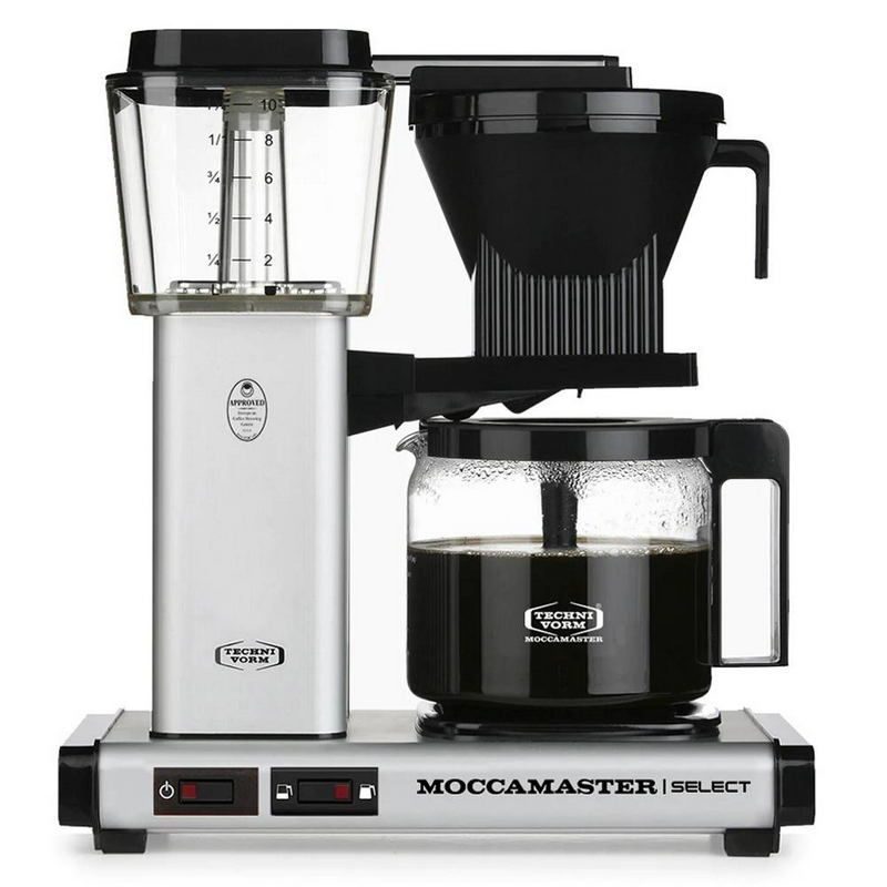 Кофеварка Moccamaster KBG матовое серебро, 53982