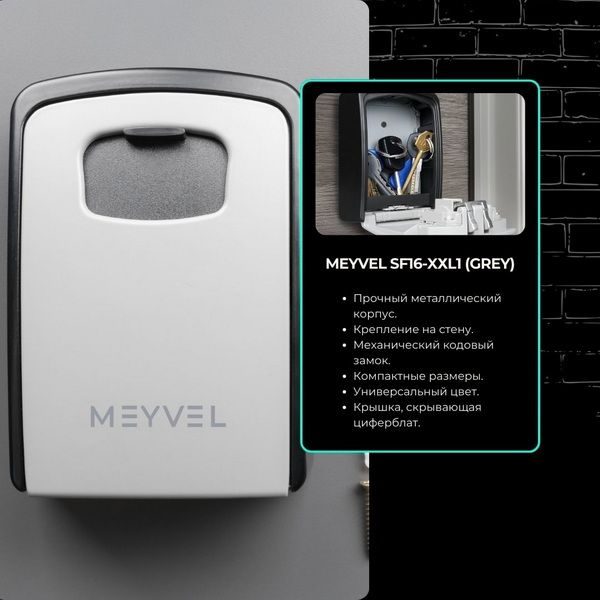 Фото Сейф-ключница Meyvel SF16-XXL1 (gray) 12