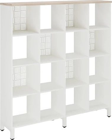 Стеллажная система КОБОР SQ-4X4 white/natural
