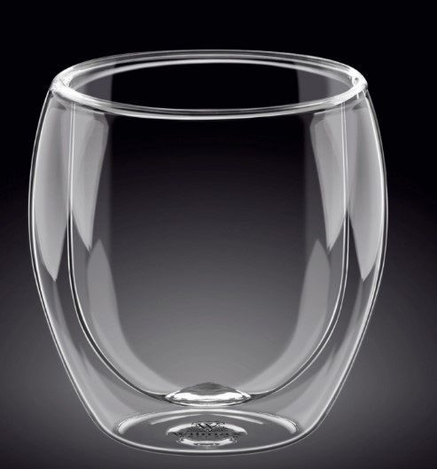 Стакан Wilmax Thermo Glass стенками артикул 888763
