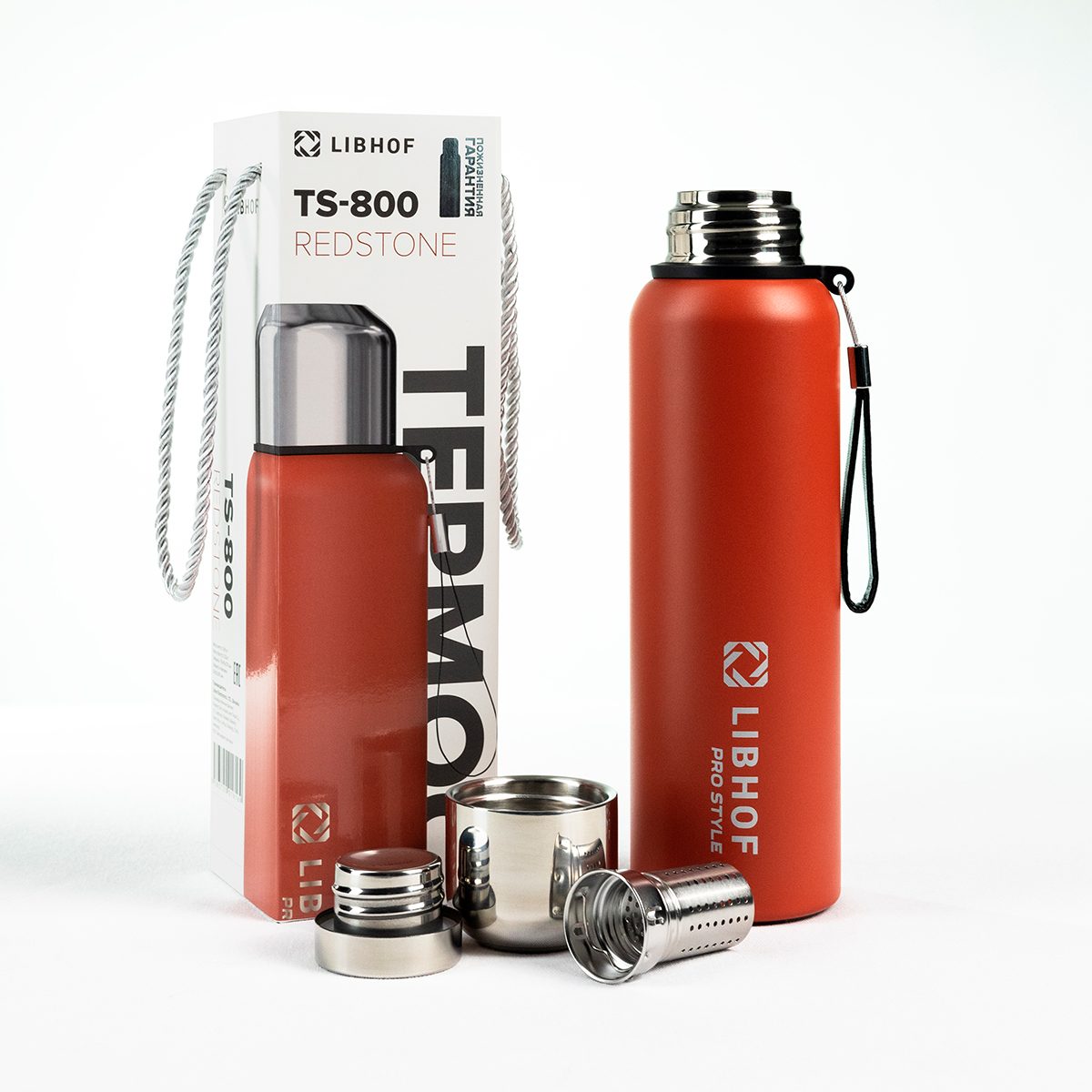 Термос бытовой Libhof TS-800 8 л артикул libts800r