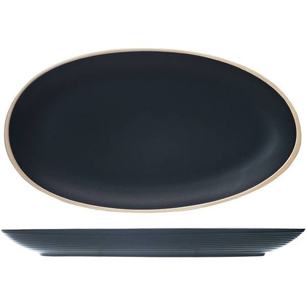 Фото Блюдо Cosy&Trendy Galloway Black H 25, L 295, B 160 мм. артикул 3276030 1