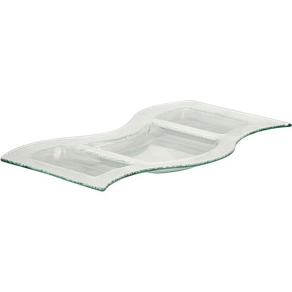 Фото Менажница Bdk Clear Tray 360х220 мм, H 20 мм, 3 секции артикул 533002 1