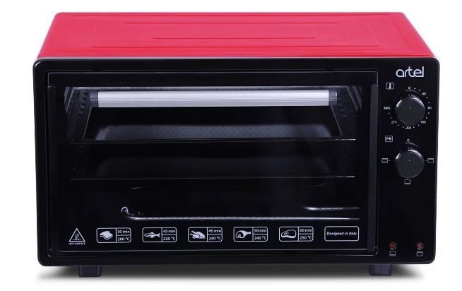 Фото Мини-печь ARTEL ECO черно-красный GIORIK — арт. MD-3216 1