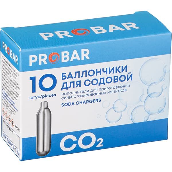 Баллончики для сифона ProBar 10 шт артикул 2140705