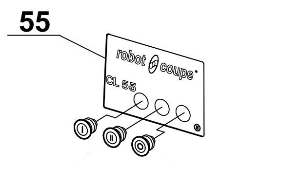 Панель передняя Robot-coupe 403992