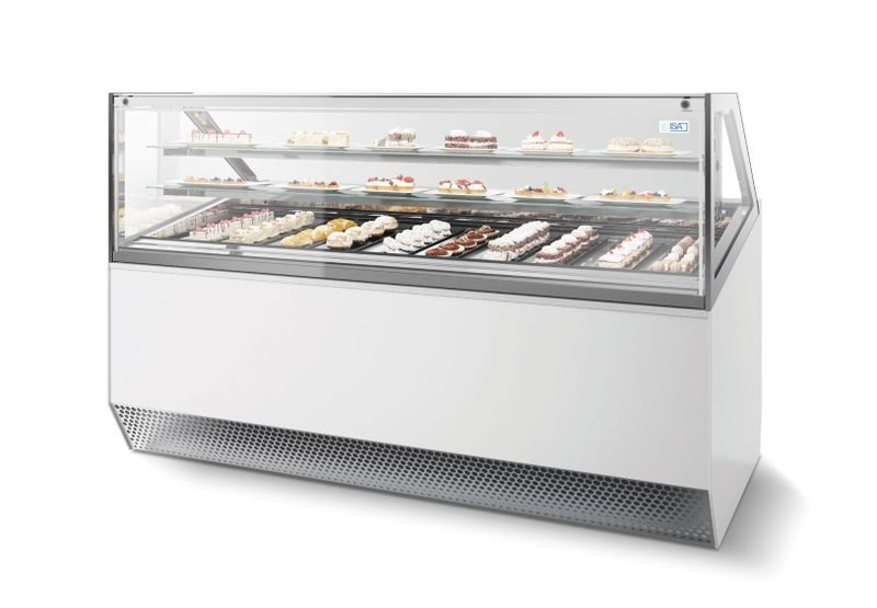 Витрина кондитерская ISA VP ST 220 H135 RV TN