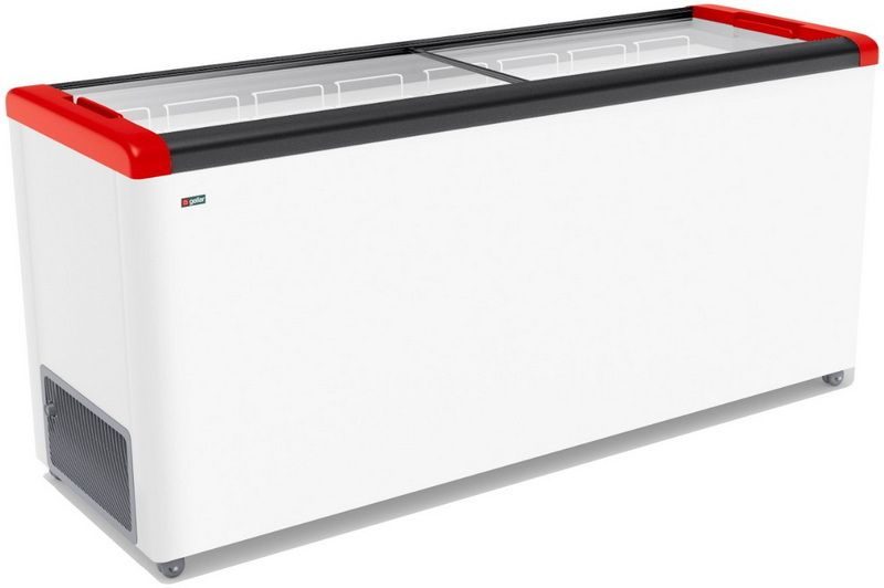 Морозильный ларь Gellar FG 700 C красный