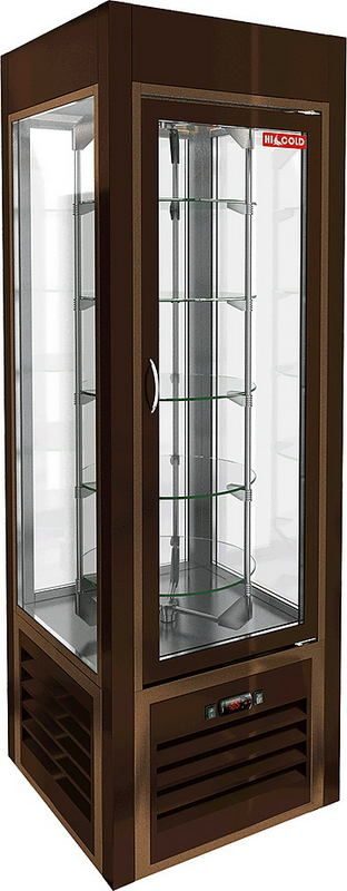 Шкаф кондитерский HICOLD VRC 350 R Sh Brown FR