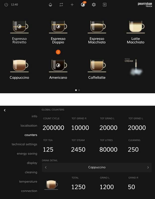 Фото Кофемашина суперавтомат Nuova Simonelli Prontobar Touch 2 Grinder Tank black 4