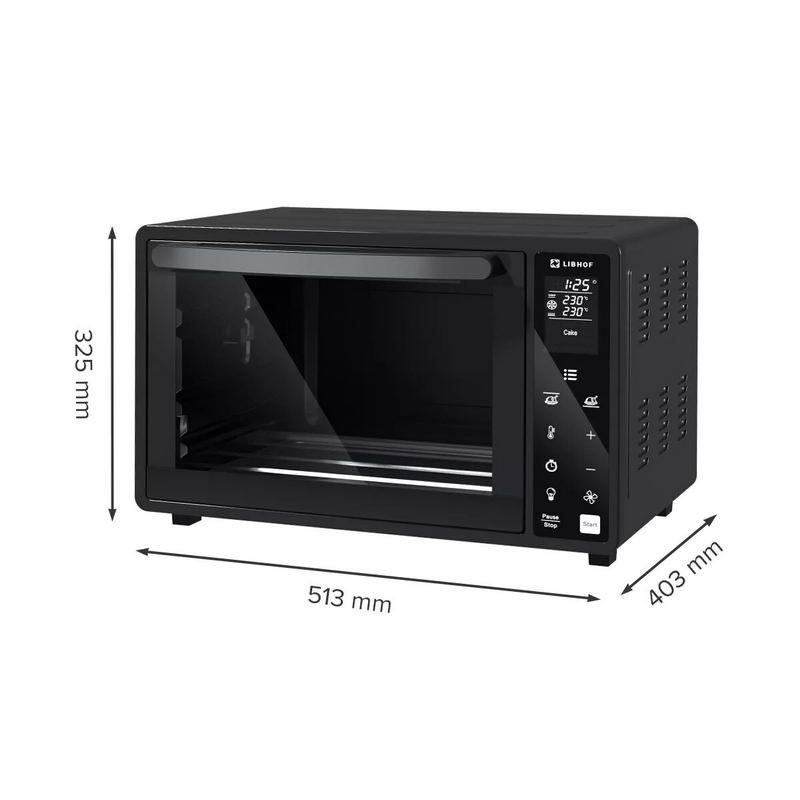 Фото Мини-печь Libhof OVX-36 black — арт. libovx36 1