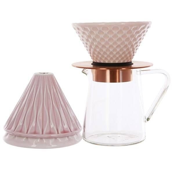 Фото Набор для заваривания кофе Loveramics Brewers Dripper Set (Pink) — арт. C099-25A 1