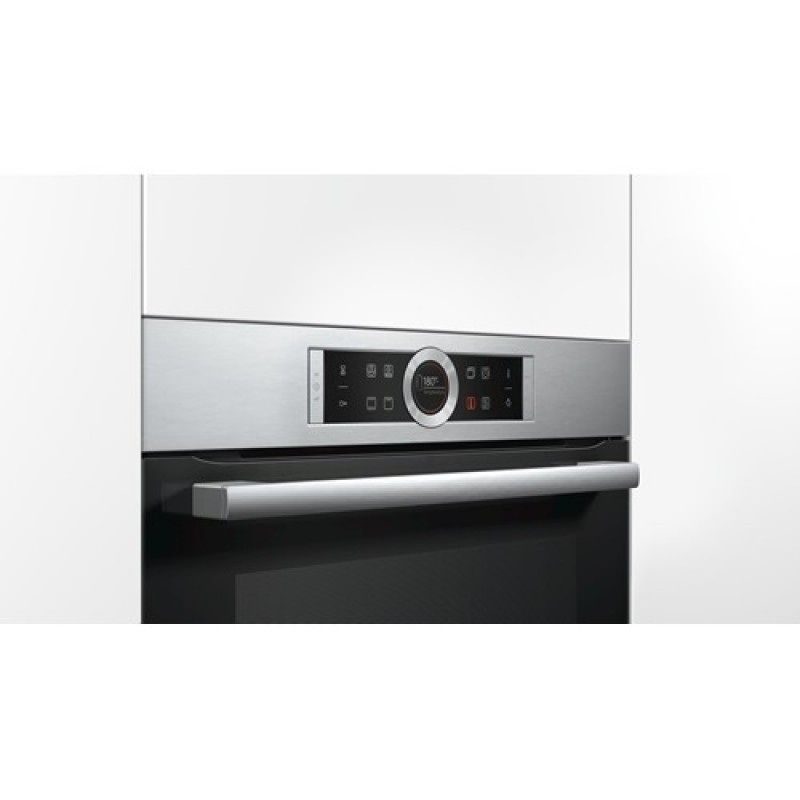 Фото Духовой шкаф электрический BOSCH HBG632BS1 Luxstahl 6