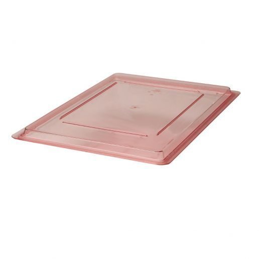 Фото Крышка для контейнеров Cambro 457х660 мм поликарбонат предупреждающий красный — арт. 1826CCW 467 1