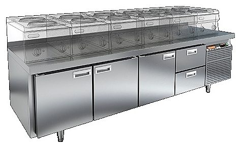 Стол морозильный HICOLD GN 1112/BT LT (R290)