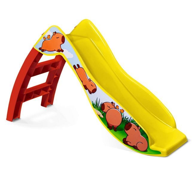 Игровая горка Sheffilton KIDS желтый / красный