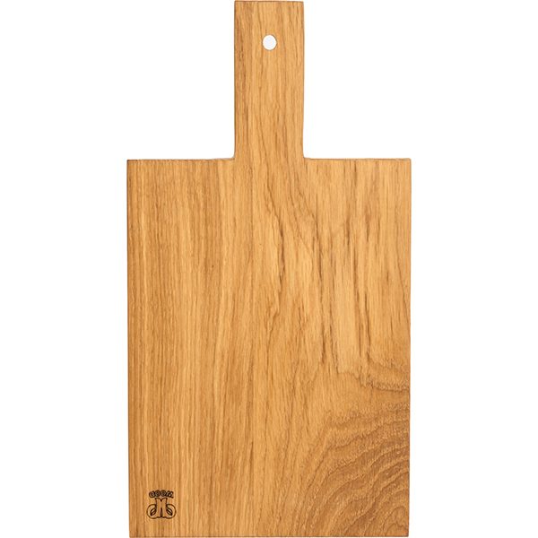 Фото Доска для подачи с ручкой PPwood L 270/380 мм, B 200 мм, H 25 мм, дуб — арт. Q206O-06N 1