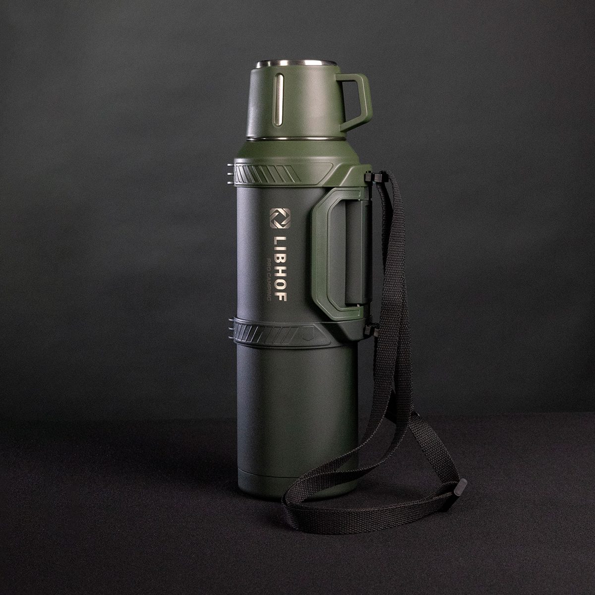 Фото Термос бытовой Libhof TC-2300 ranger olive 2,3 л — арт. libtc2300g 7