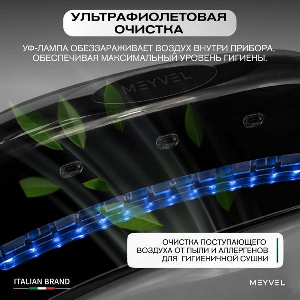 Фото Сушилка для рук погружная Meyvel MH10-1800P1 (Gray) 6