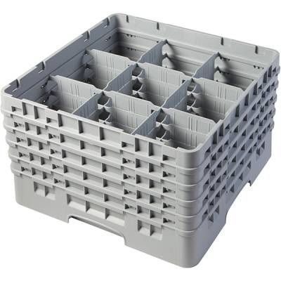 Кассета для бокалов Cambro Hmax 257 мм, 9 ячеек