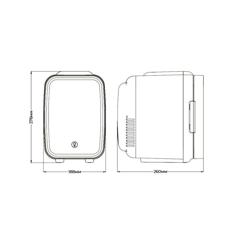 Фото Холодильник для косметических средств Meyvel MB-04HC2W 15