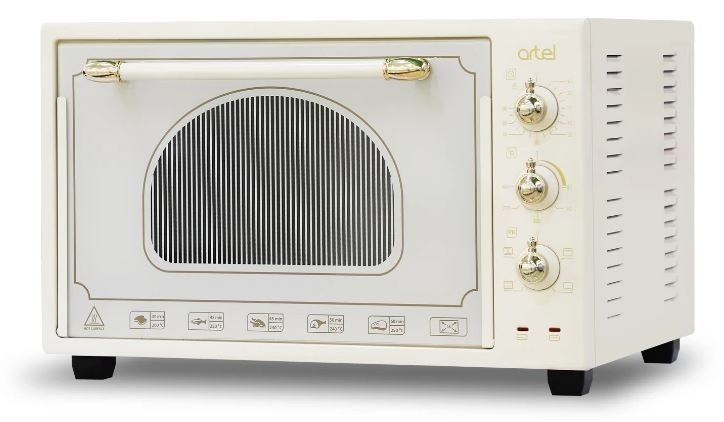 Фото Мини-печь ARTEL ART-Retro LUX бежевый GIORIK — арт. MD-3618 2
