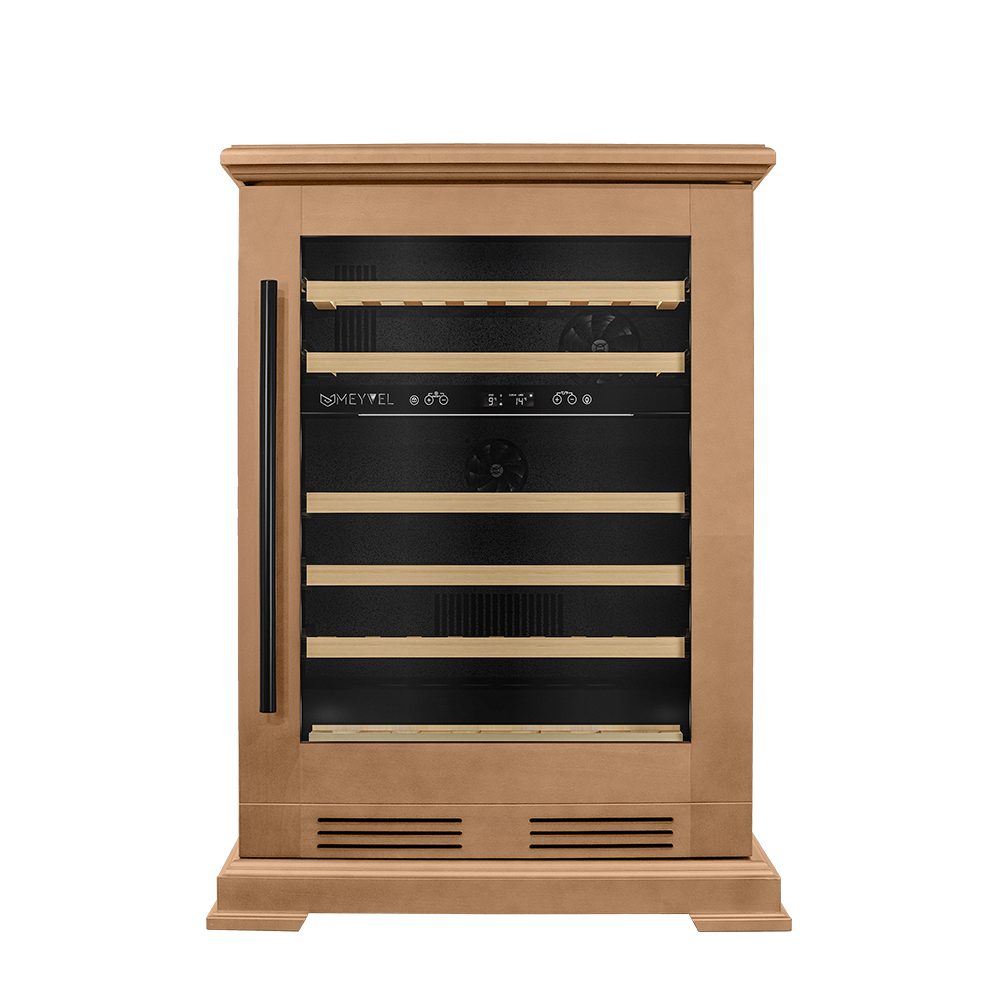 Фото Шкаф винный Meyvel MV46PRO-KBT2 компрессорный (натуральный бук) 5