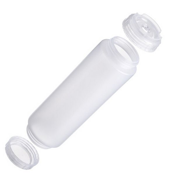 Фото Емкость для соуса Gastroplast 1000 мл, D 75 мм, H 257 мм, 2 крышки носик, прозрачная артикул 79710 1