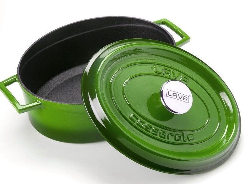 Фото Кастрюля LAVA TRENDY SERIES 4,67 л, L 360 мм, B 230 мм, H 120 мм зеленая — арт. LV O TC 29 K2 G 1