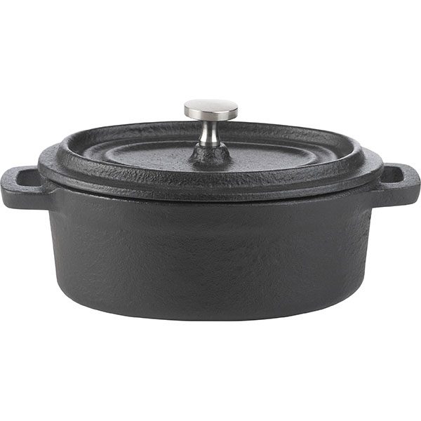 Фото Кастрюля для запекания ProHotel Ember Cast Matt 15701-12B 0,25 л, черный артикул 3051915 1