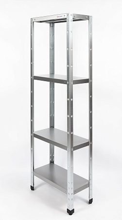 Фото Стеллаж прямой сплошной RESTOINOX — арт. СТП-6/4-ЭЦ 2