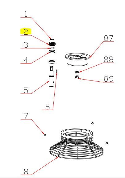 Шестерня планетарная Viatto B5LA-02-13 для B-5H