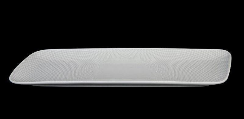 Фото Блюдо Corone Rosenthal L 300 мм, B 100 мм голубое — арт. фк9927 11
