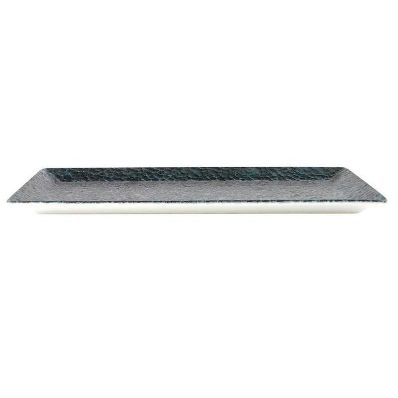 Фото Тарелка прямоугольная Porland Black Moss 32 см 118732 — арт. 118732 BLACK MOSS 1
