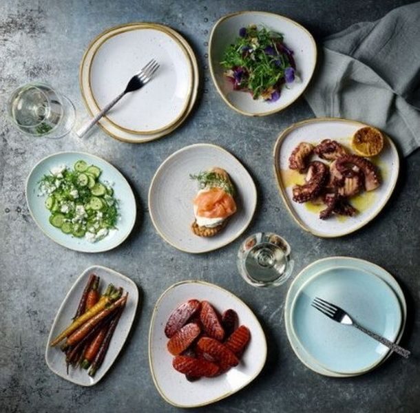 Фото Блюдо CHURCHILL Stonecast Peppercorn Grey L 200 мм, B 121 мм — арт. SPGSXO7 1 1