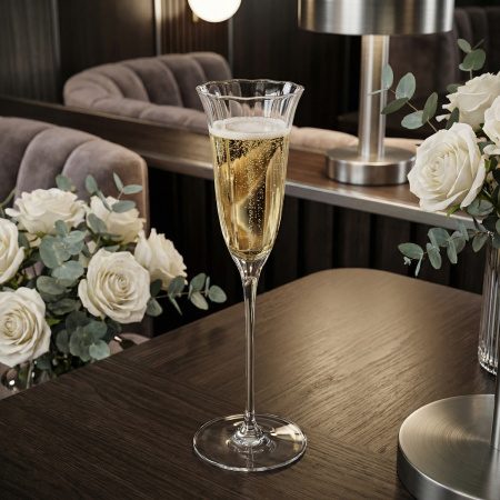 Фото Бокал-флюте для шампанского MGline Flower 100 мл, D 60 мм, H 220 мм артикул 79252 1