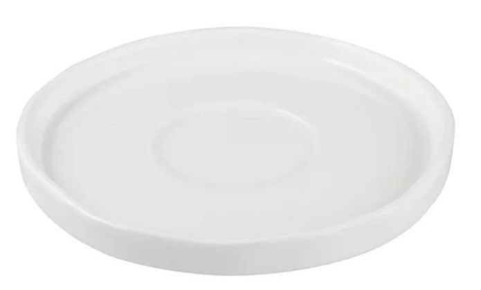 Фото Блюдце KunstWerk Eggshell D 135/50 мм, H 16 мм, белый — арт. A26612 2